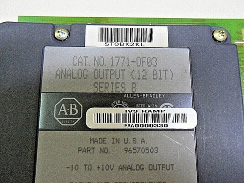 (h10) Allen-bradley 1771-of03 Output Module Ddq (Reacondicionado)