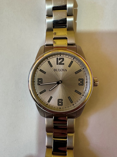 Reloj Bulova Corporate Hombre 40mm Plateado Plateado Plateado (Usado)