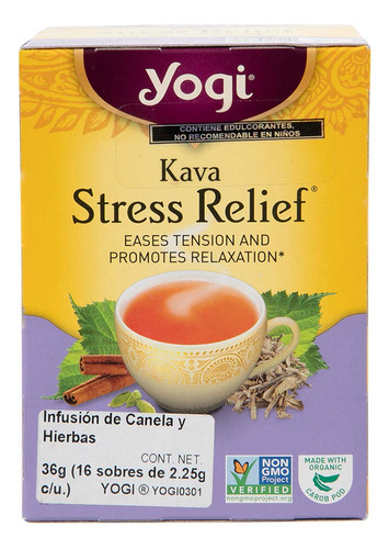 Infusión Yogi Raiz De Kava Mezc 32g