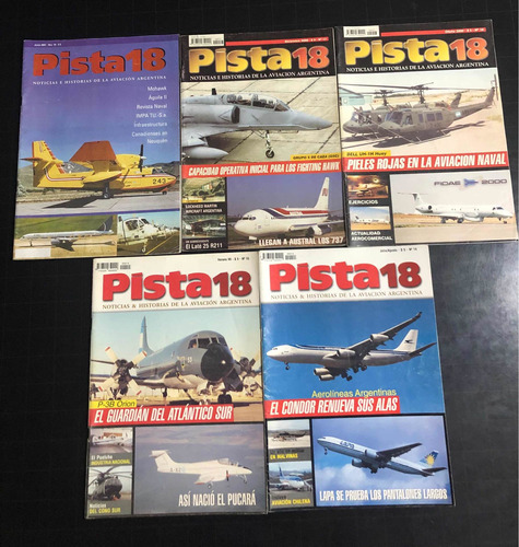 Revista De Aeronáutica Pista 18. De Los Años 90s/2000