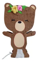 Comprar Pulata Cozzas Divertidas Osita Con Flores Marrón Osita Con Flores Osita Con Flores Grande