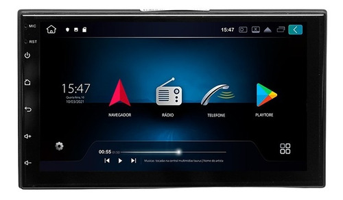 Central Multimídia Taurus Ios Android 10 7 Pol Bluetooth