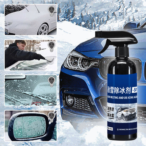 Spray De Degelo Para Derretimento De Neve Para Janela De Car