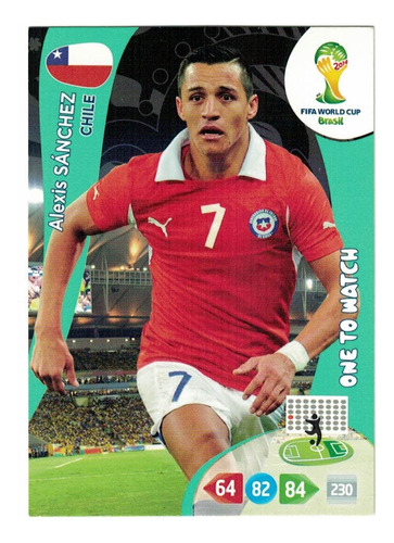 Carta Alexis Sanchez - One To Watch Mundial Brasil 2014