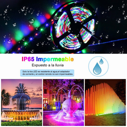 Led Strip Rgb Kit 5 Metros Waterproof With Remote Control