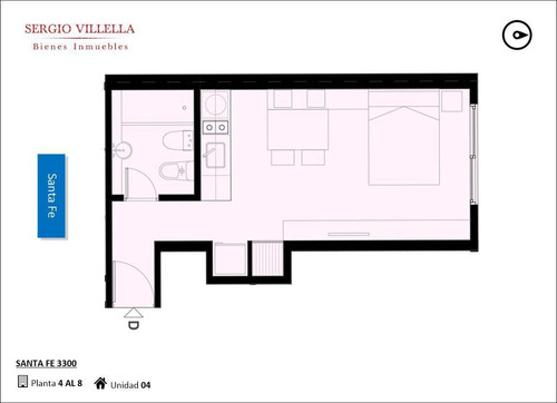 Imagen 9 de 11 de Santa Fe 3300 - Monoambiente En Venta En Rosario