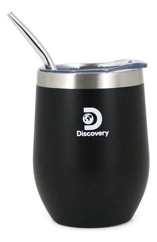 Vaso Mate 350ml. Discovery 13677 Acero Inox C/tapa Bombilla