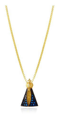 Pingente Ouro 18k Padroeira Nossa Senhora Aparecida Promoção