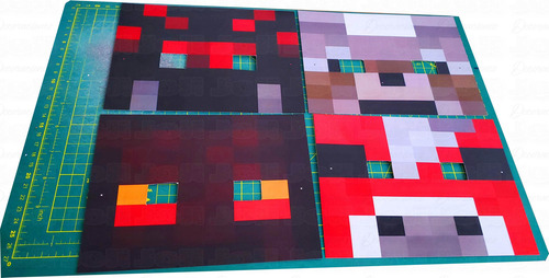 Mascaras De Minecraft Creeper Alex Steve Zuri Efe 30 Pzas Minecraft