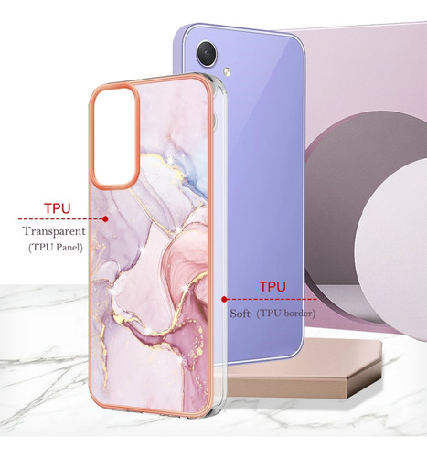 Compatible De Tpu De Mármol Para Samsung Galaxy A16 5g Para