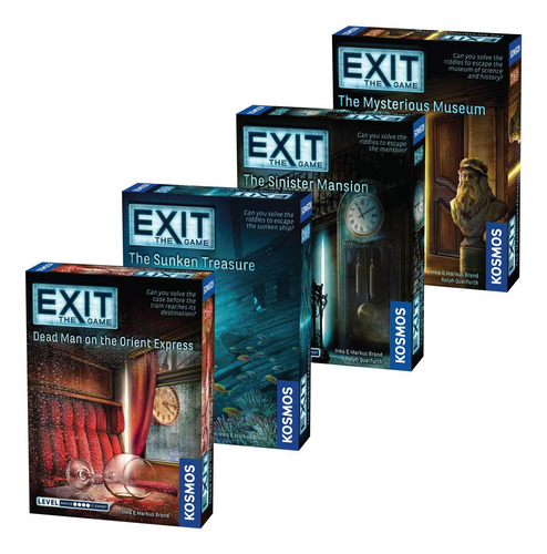 Exit: Paquete De 4 Juegos De Escape Room | Temporada 3 | Hom