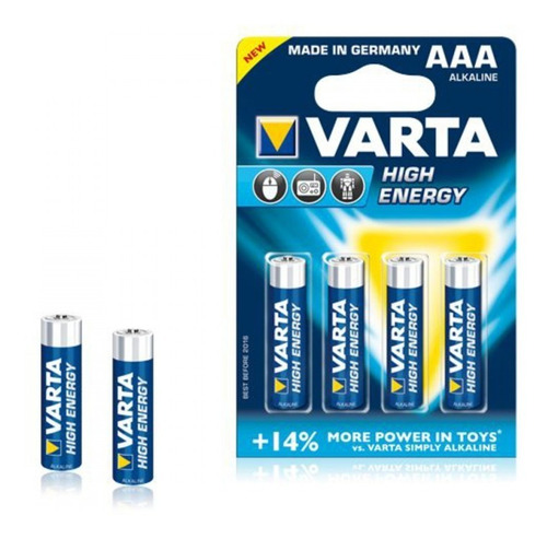 Imagen 1 de 3 de Pilas Alcalinas Aaa Varta 1,5v 40 Unidades Oferta