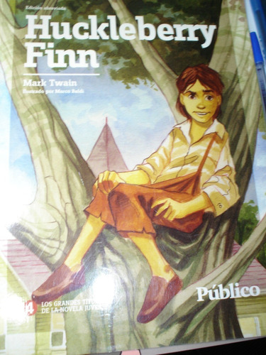 Huckleberry Finn M Twain  Libro Cuento Barrilete Animal 