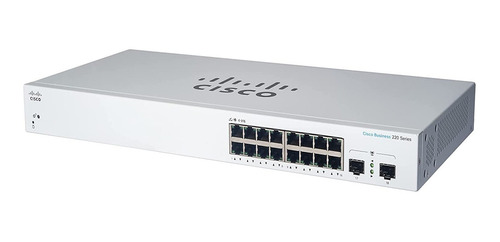 Imagen 1 de 4 de Switch Cisco Cbs220 16g 2x1g Sfp (ds)
