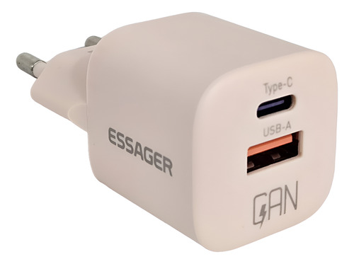 Carregador Celular Essager 20w Qualidade 1 Metro Tipo C Top Rosa