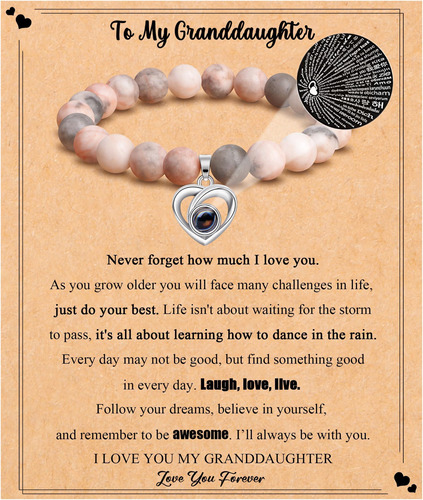 Cellent Pulsera Para Nieta De Grandma I Love You 100 Idiomas