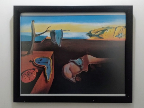 La Percistenvia De E La Memoria / Salvador Dalí Enmarcado