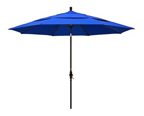 Sombrilla 11' Aluminio Sunbrella Pacific Azul