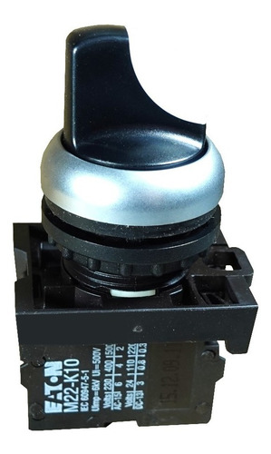 Selector Eaton 2 Posiciones Con Retorno, 22mm