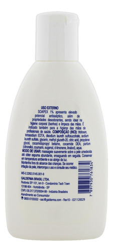 Sabonete Líquido Antisséptico 1% Soapex Frasco 120ml
