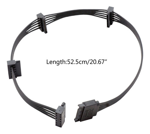 Divisor De Fuente De Alimentación Para Disco Duro Sata De 5
