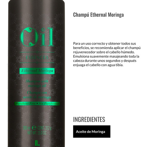 Lendan Oil Essences Ethernal Moringa Shampoo 1 L