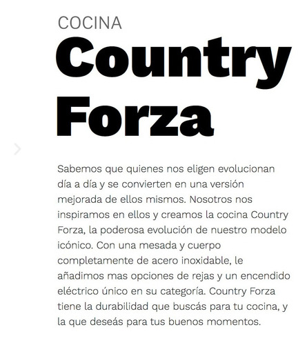 Imagen 4 de 9 de Cocina Industrial Morelli Country Forza 900 Encendido Oferta