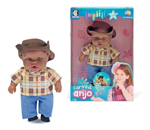 Boneco Bebê Zeca Carinha De Anjo Coleção Brinquedo Infantil