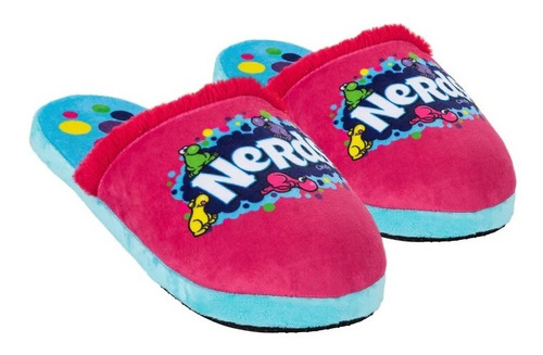  Pantuflas Nerds- Odd Fuzzy Slides - Size Large Novedosas