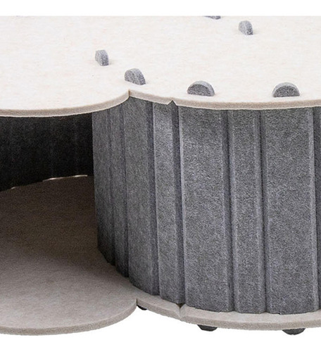 Cama Para Gatos, Cama Para Gatos Cubierta Con Cueva Para