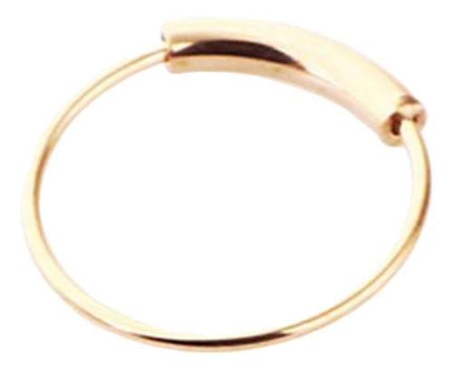 Aros De Anillo De Nariz Oro Rosa De 6 Mm