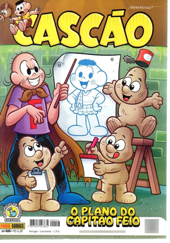 Cascao 46 2ª Serie - Em Português - Editora Panini - Formato 13,5 X 19 - Capa Mole - Bonellihq Cx473 J23