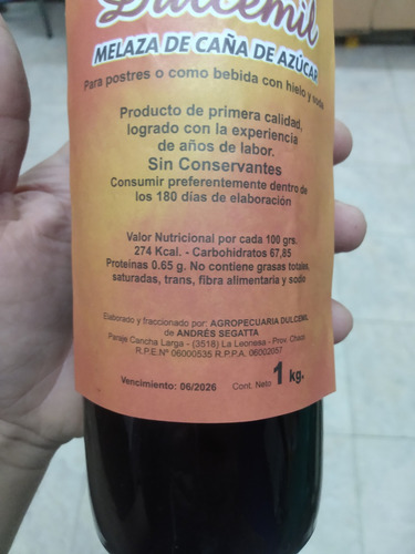 Miel De Caña De Azúcar