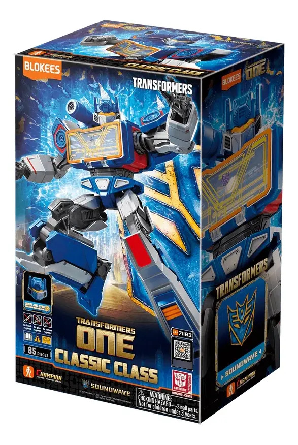 Blokees | Classic Class 17 | Transformers One Soundwave
