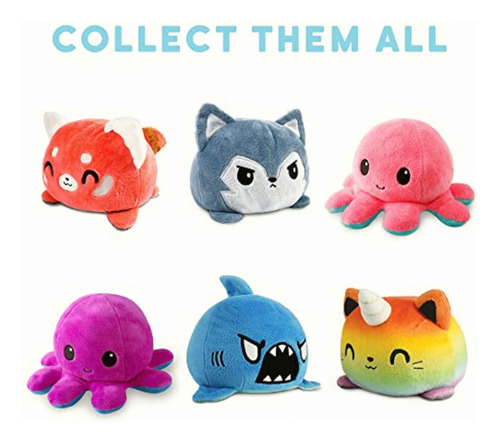 Teeturtle | El Peluche Original De Pulpo Reversible |