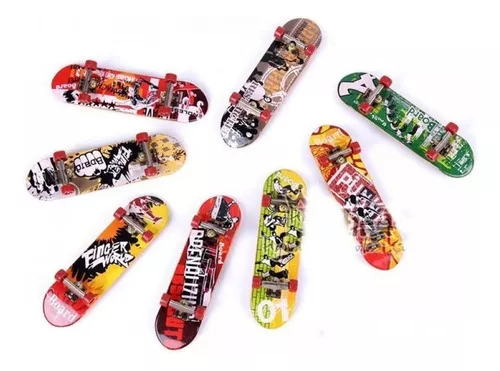 Skate Dedo Infantil 3 Un Presente Fingerboard Lembranca em