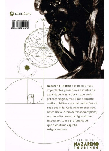 Breve Curso de Filosofia Espírita: Não Aplica, de : Nazareno Tourinho. Série Não aplica, vol. Não Aplica. Editora LACHATRE, capa mole, edição não aplica em português, 2016