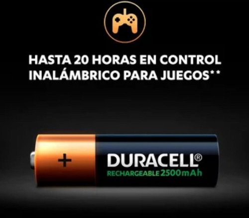 Duracell Recargable 6 Pilas Aa De 2500 Mah 1.2v