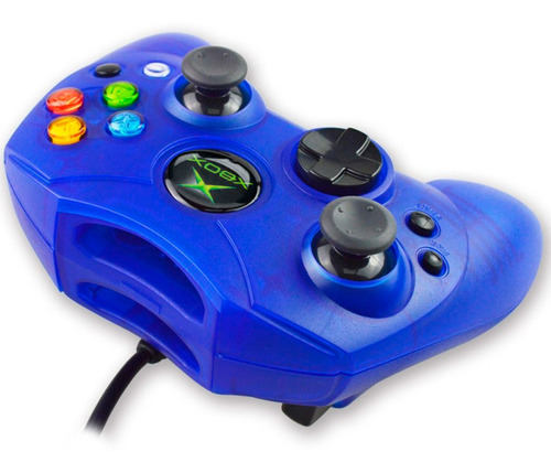 Control Para Xbox Clásico Alambrico 1.5 Estilo Original Azul | Meses sin  intereses