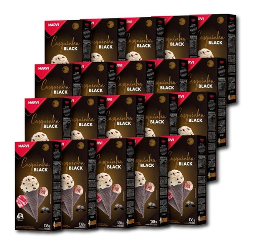 Kit Casquinha Black 20x138 G - 240 Unid Marvi