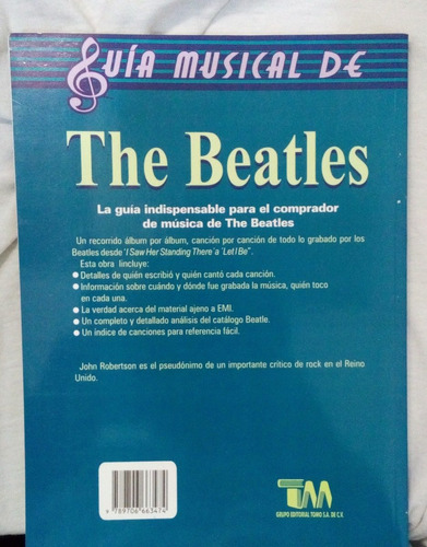 Libros De La Guías Musicales De Los Beatles Vol.1 Y Vol. 2