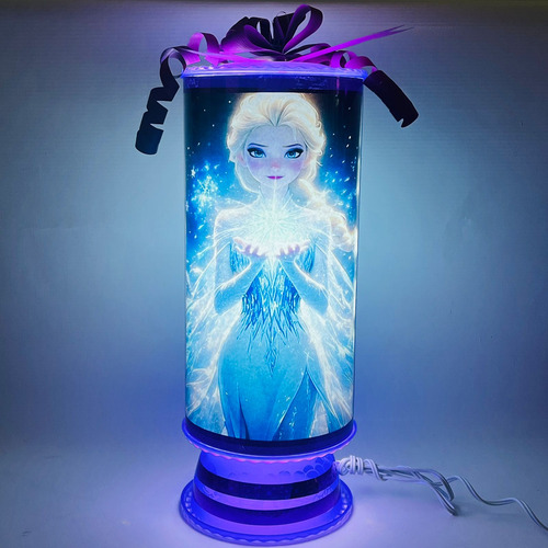 Centros De Mesa Princesa Sofia 10 Unidades Con Luz 38 Cm