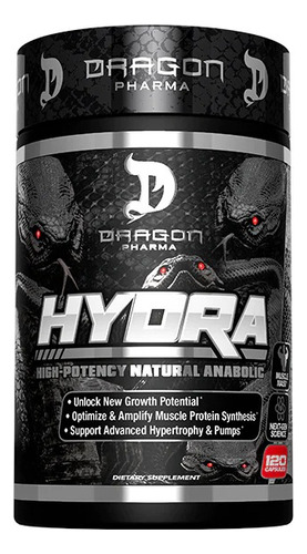 Termogenico Dragon Pharma Hydra High-potency 120 Caps Sabor Sin Sabor