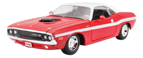 Dodge Challenger 1970 R/t 1:24 Rojo - Escala 1:24