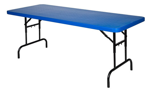 Mesa Plegable Ajustable Para Muebles Oef, 30  X 72 , Azul