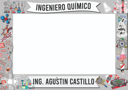Marco Selfie Ingeniero Químico- Imprimible