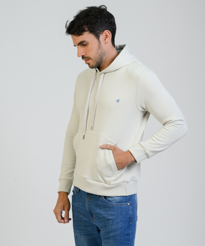 Buzo Canguro Hombre Brooksfield Capucha Algodón Moda 8322b