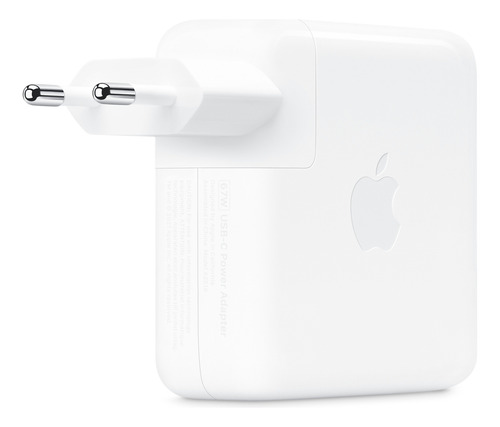 Carregador Fonte Usb-c De 67w Para Macbook Pro Air Iphone Branco