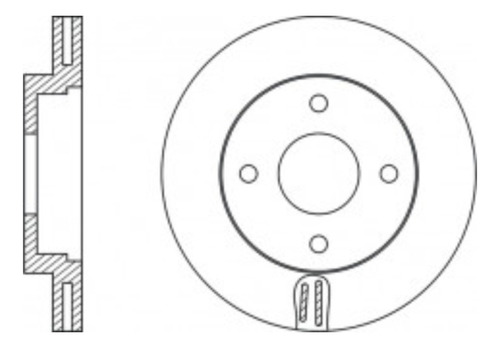 Par Disco Freno Del Nissan Tiida Latio 1.6 2006-2008