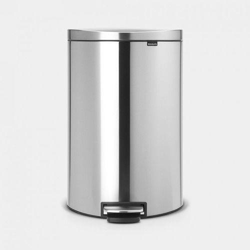 Bote Pedal Antihuella Aceromat 40 L Brabantia Color Plateado